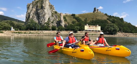 Večerný splav Hainburg – Bratislava